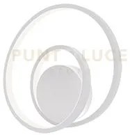 Applique a parete led lieve bianca 20w 2720lm cct 3000k 4000k 6500k...