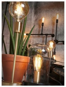 Lampada da tavolo nera con paralume in vetro (altezza 30 cm) Seattle - it's about RoMi