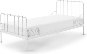 Letto per bambini in metallo bianco , 90 x 200 cm Alice - Vipack