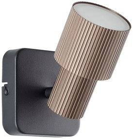 Brilliant - Luce Spot da parete a LED CADIZ 1xGU10/5W/230V bronzo