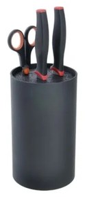 Supporto per coltelli con setole Nero, ⌀ 11 cm - Orion