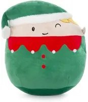 Peluche Elfo di Natale tondo 35 cm