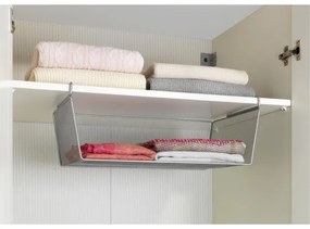 WENKO 53143100 - Cestino 49x28 cm argento