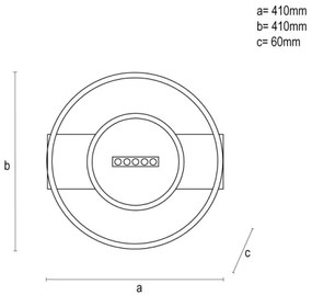 Plafoniera LED dimmerabile LED/60W/230V 3000-6500K + telecomando