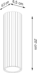 Brilagi - Faretto CRESTO 1xGU10/10W/230V 20 cm bianco