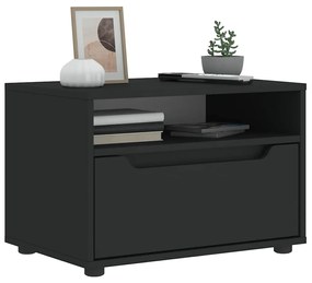 Mobile Tv Vısnes Nero 60x40x38 Cm İn Legno Multistrato /