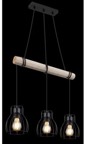 Globo 15326-3H - Lampadario a sospensione con filo MINA 3xE27/40W/230V