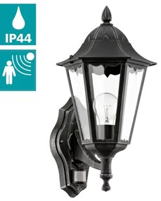 Eglo 93458 - Applique da esterno con sensore NAVEDO 1xE27/60W/230V