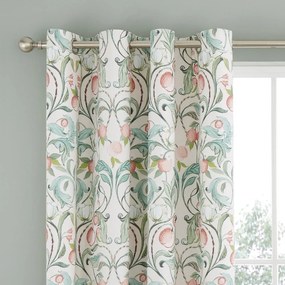 Tende in set verdi e rosa 2 pz 168x183 cm Clarence Floral – Catherine Lansfield