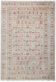 Samarkand Tappeto 200 x 300 Grigio (Pakistan) Annodato A Mano