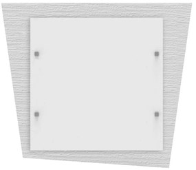 Plafoniera moderno Skinny 4 x E27 bianco 55 cm