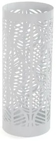 Portaombrelli Versa Fogli Bianco Metallo Ferro 19 x 49 x 19 cm