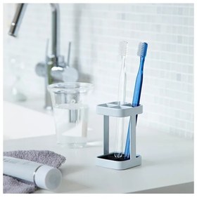 Portaspazzolino Slim bianco Tower - YAMAZAKI