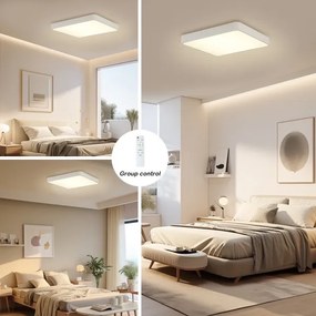 Brilagi - Lampada LED dimmerabile POOL SQUARE LED/36W/230V 3000-6000K 40x40 cm bianco+D