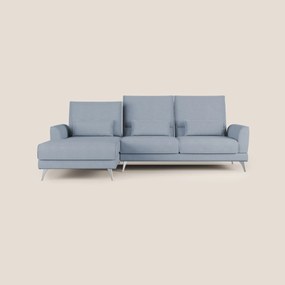 Tommy Divano angolare con relax e schienali traslanti in microfibra smacchiabile T11