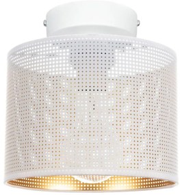 Plafoniera ALDO 1xE27/60W/230V diametro 20 cm bianco