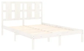 Giroletto bianco in legno massello di pino 120x200 cm
