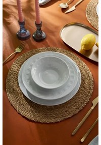 Set da tavola 18 pezzi in porcellana bianca