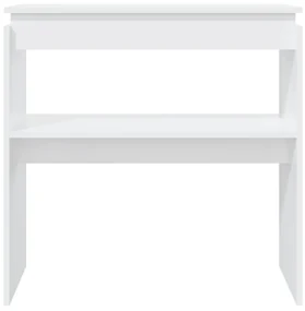 Tavolo consolle bianco 80x30x80 cm in truciolato