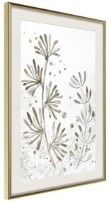 Poster  Dried Plants  Cornice Quadri Cornice d'oro con passe-partout, Larghezza x Altezza Home decor 20x30