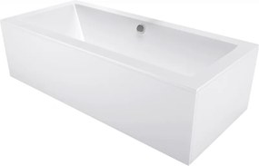 Mexen Cube vasca da bagno rettangolare 180 x 80 cm con pannelli, bianca - 55051808000X