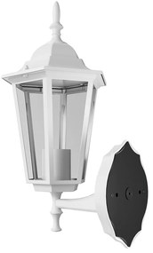 Applique Lanterna da Esterno IP54 E27 Bianca - Serie TOSCA 1A