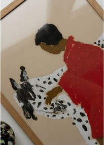 Poster 30x40 cm Spotted Horse – Isabelle Vandeplassche – The Poster Club