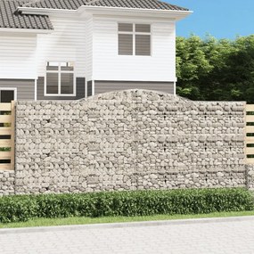 Cesti Gabbioni Ad Arco 6 Pz 400x50x180/200 Cm Ferro Zincato /