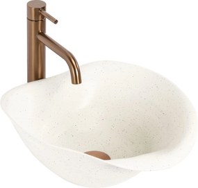 Lavabo da appoggio in ceramica REA HM-34B Handmade ART