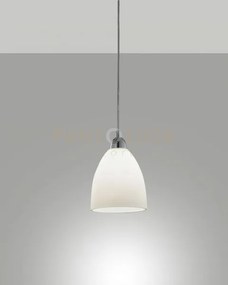 Provenza sospensione bianca d.20 cm 1 luce attacco e27 in metallo e...