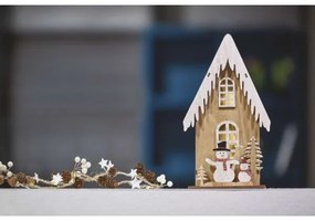 Decorazione natalizia LED 3xLED/2xAA beige