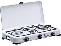 fornello a gas 3 fuochi con coperchio camping multifire 3 500946