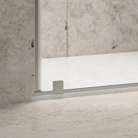 Kamalu - Porta doccia scorrevole 130 cm senza telaio | KNM4000C