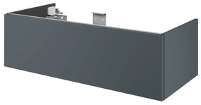 Mobile da bagno sotto lavabo SENSEA Neo laccato lucido L 105 x H 32 x P 48 cm 1 cassetto, lavabo non incluso