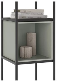 Libreria verde-nera 36x179 cm Anya - Marckeric