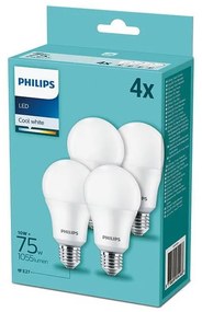 SET 4xLampadine LED Philips A60 E27/10W/230V 4000K