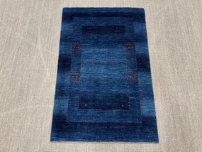 Loribaft Tappeto persiano 130x90 Blu (Iran) Annodato A Mano