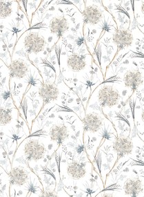 Zoffany Carta da parati Wallichi - Quartz Grey