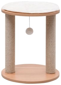 Albero Per Gatti Piccolo Con Pali Tiragraffi İn Sisal 44 Cm /