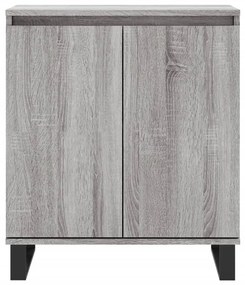 Credenza grigio sonoma 60x35x70 cm in legno multistrato