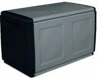 BAULE MULTIUSO CM.96X53X57H. LT.230 GRIGIO/NERO