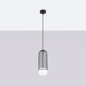 Sollux SL.1332 - Lampadario a sospensione con filo BRINA 1xG9/8W/230V nero