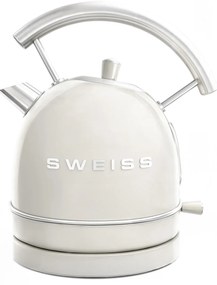 Bollitore elettrico 1,8 L vintage beige Sweiss