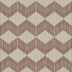 Mutina Tape Zigzag Piastrella Cm 20,5x20,5 Brown