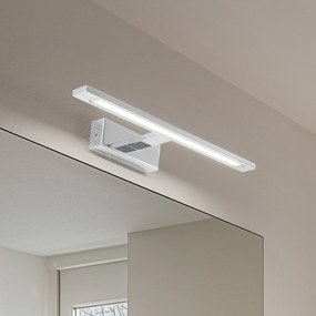 TK Lighting Applique a LED Gallery in metallo cromato larghezza 41,5 cm IP44