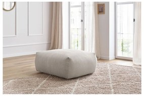 Poggiapiedi color crema con rivestimento in velluto a coste Voltaire – Bobochic Paris