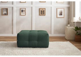 Pouf verde scuro Kleber - Bobochic Paris