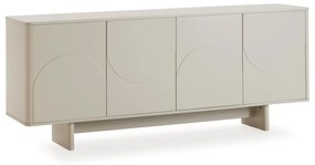 Cassettiera color crema 180x75x40 cm Solei – MOME