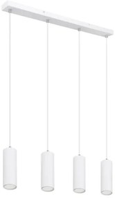 Globo 57911-4HW - Lampadario a sospensione con filo ROBBY 4xGU10/35W/230V bianco