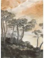 Isidore Leroy Wandbild Les Landes - Coucher De Soleil